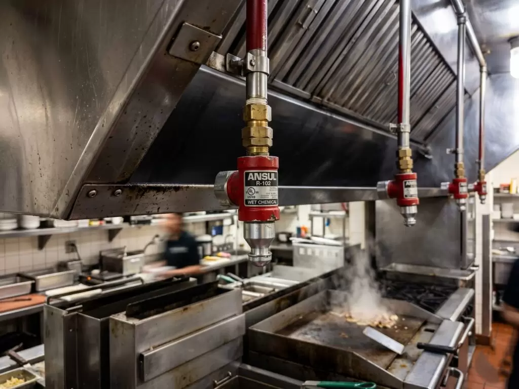 Fire suppression inspection