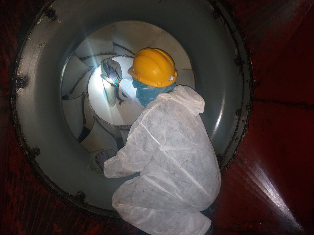 Kitchen hood cleaning